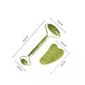Jade Roller & Gua Sha Set Facial Beauty Tools Natural Stone Face Roller Massager For Face, Eye, Forehead, Neck Treatment Facial Roller For Skin Care Routine. 