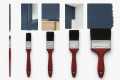 5 Pcs Paint Brush Set 1", 1.5", 2", 3" & Detail Brush | Wall, Wood & Furniture Painting Brushes. 