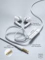 PISEN Wired Headphones with Mic and Inline Remote, High-Fidelity Audio, Comfortable Fit, 3.5mm Jack - Perfect for Music and Calls - Pisen Wired In-Ear Headphones - Stereo Sound. 