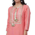 0019 Casual Shirt Design With Gota Work. 