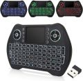MT10 English Mini Wireless Keyboard 2.4G Backlit Touchpad Air Mouse Support Android for Android Smart TV Box. 