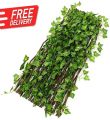 Extension Type Garden Buildings Fence Artificial Green Leaf Branch Net Wooden Home Restaurants Wall Decoration 3 different sizez. 