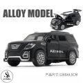 Lexus Land Cruiser Prado - New Special Luxury Edition Children's Alloy Sports Model Die-Cast Metal Toy Car - High Premium Quality with Lights & Music Sound Feature - Front Doors, Hood & Boot Openable - Size Approx. 5-Inches - White. 