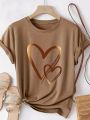 A.Outfit Summer Printed T-Shirt For Women's. 