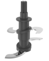 MOULINEX MOULINETTE ESSENTIAL CHOPPER 300 Watts, White/ Black, Plastic, DJ520127. 