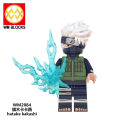WM6105WM6106 Naruto Small Organization Assembled Building Blocks Doll Ninja Toy Bag. 