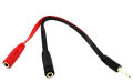 Headphone connector combiner for mobile PC 3.5mm. 