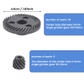 Dark Gray spiral set conical gear for 9523 angle grinder. 