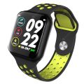 Black Double Belt Advanced New Version Bluetooth Digital Wrist Smart Watch IP67 Waterproof Bracelet Support Mobile Notification With Mobile App Connectivity Fitness Tracker & BP Monitor Step Counter 1.54 Inch TFT Screen With Digital & Smart Display. 
