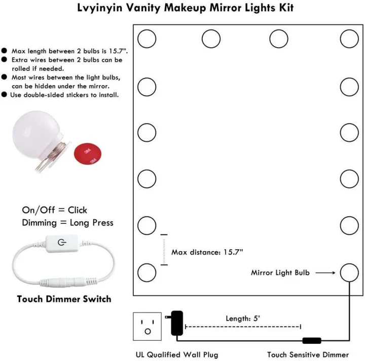 Makeup%20Mirror%20Lights%20Hollywood%20Style%20LED%20Vanity%20Mirror%20Lights%2010%20LED%20with%20Touch%20Stepless%20Dimmer,Plug-in%20Lighting%20Fixture%20Strip%20for%20Makeup%20Table%20Set%20in%20Dressing%20Room%20Bathroom%20-%20Image%205
