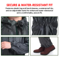 【FOG SUIT】Waterproof Light weight 2 Pieces Rainwear Hooded Moisture proof Rain Suit / Rain Coat Jacket + Trouser. 