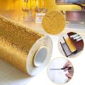 Brand New and High Quality Material: Golden Foil PVC Material (Think Structure ) Width: 60 cm Length: 200 cm. 