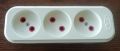 ELBi 3 Sockets Box. Made in TURKEY. Electric board. 3 gang. Extension board cordless. Accessory.. 