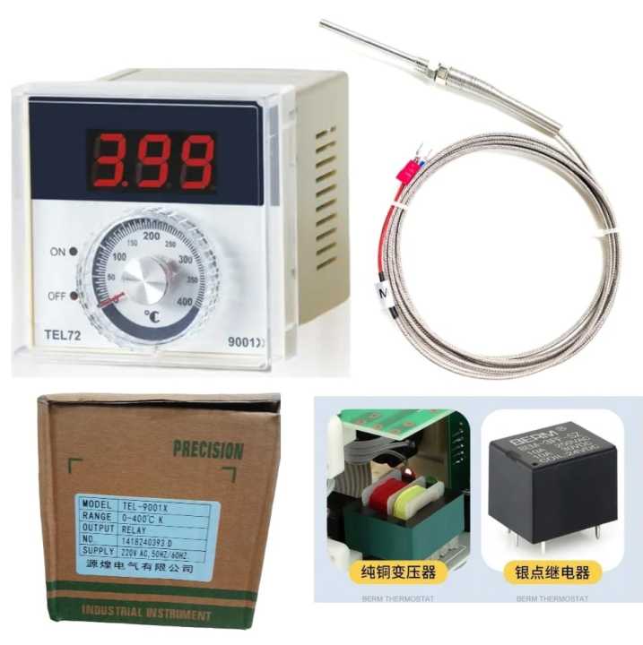 Temperature controller switch with sensor wire