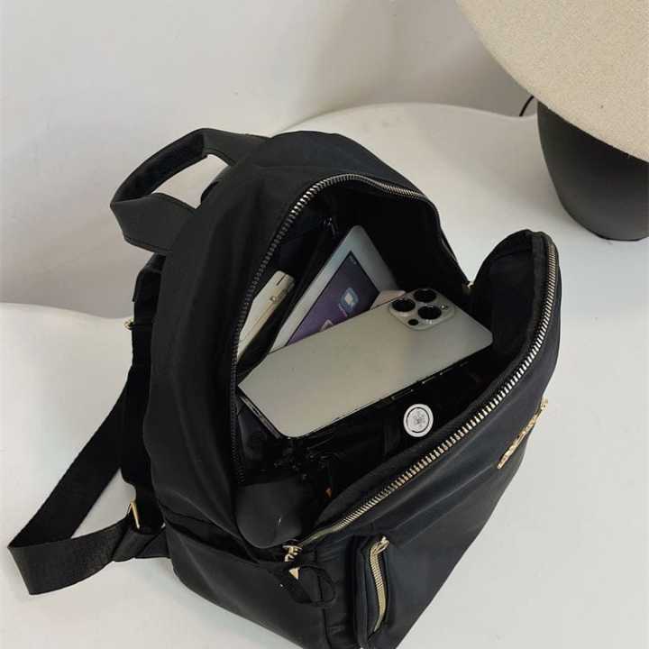 Rabify%2012%20Inches%20Stylish%20Nylon%20Waterproof%20Girl's%20Travel%20Mini%20College%20Bag%20Backpack%20Trendy%20Korean%20Style%20Trendy%20Women%20Backpack%20-%20Image%204