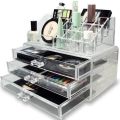 Acrylic Transparent Drawers Makeup Organizer Lipstick Holder Dust-Proof Cosmetic Storage Box 6 Drawer Desk Organizer Storage. 