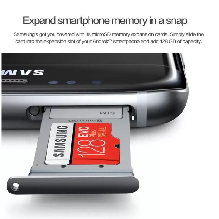 ♥COD100% original authentic Samsung 1024GB/1TB Micro SD Evo Plus Class 10 150MB/s MicroSDXC UHS-I U3 4K Memory Card with Free Adapter