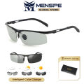 MENSPE Photochromic Sunglasses Sports Men Sunglasses Fashion Polarized Sunglasses Auto Color Changing Sunglasses Driving Glasses Dual-Use HD Reading Glasses. 