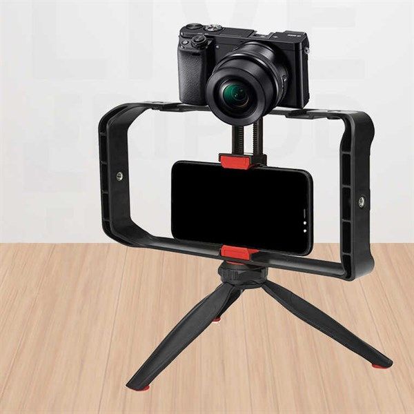 Mt-33%20Tripod%20Vllogging%20hand%20handle%20Kit%20with%20adjustable%20mobile%20phone%20holder%20and%20stand%20for%20flash%20light,%20ring%20light,%20microphone%20and%20camera,%20DSLR%20support%20all%20smart%20phones%20-%20Image%2010