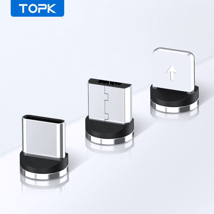 Magnetic Micro USB Plugs Type-c Heads For AM17 AM23 AM30 AM33 AM51 AM67 AM68 AM70 Cable For Samsung HUAWEI iPhone