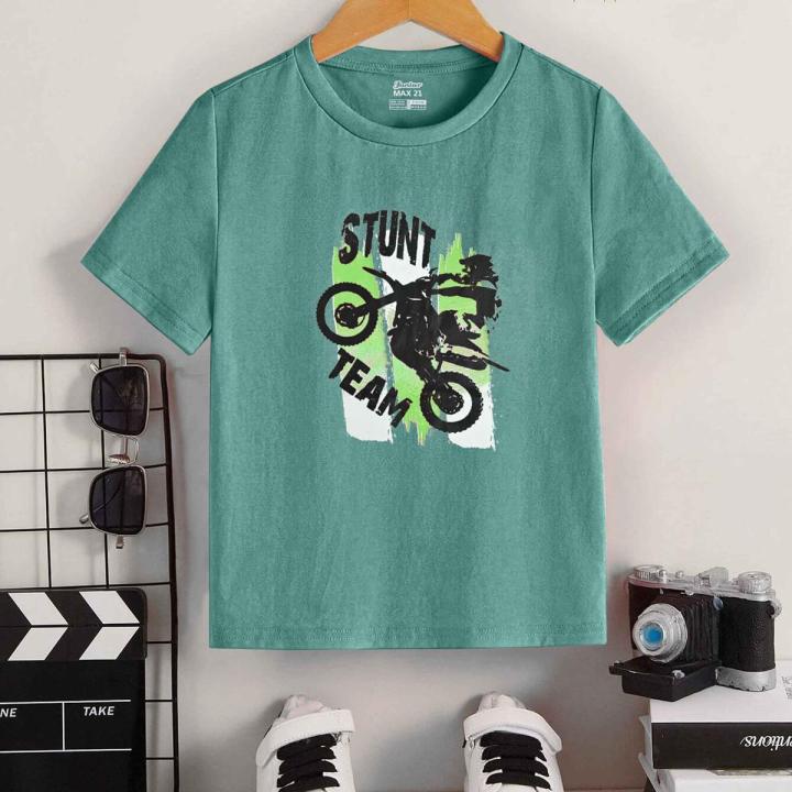 JUNIOR KID'S STUNT TEAM PRINTED TEE SHIRT
