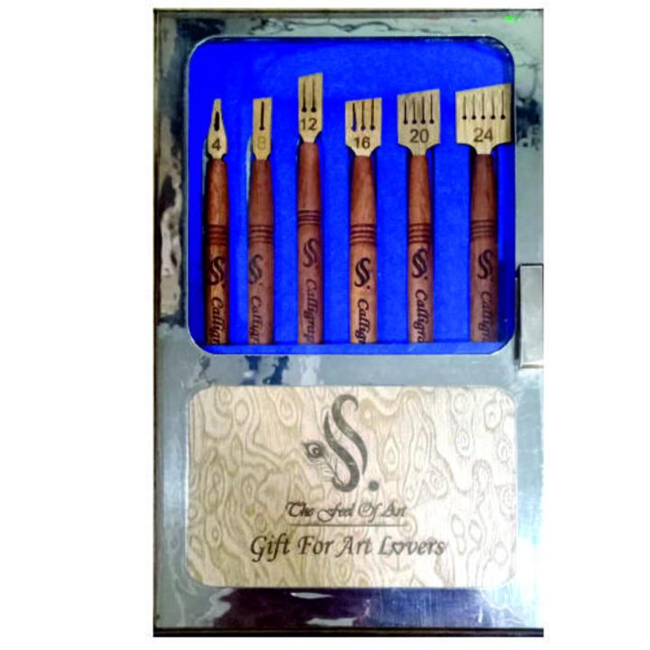 Arabic Calligraphy Tomar Box Qalam 6pcs Medium Qalam No 4,8,12,16,20,24