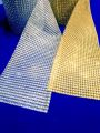 Silver Gold 36 / 72 Inches Cuttable Plastic Hollow Mesh Lace – Flexible DIY Craft Trim for Decorations & Projects. 