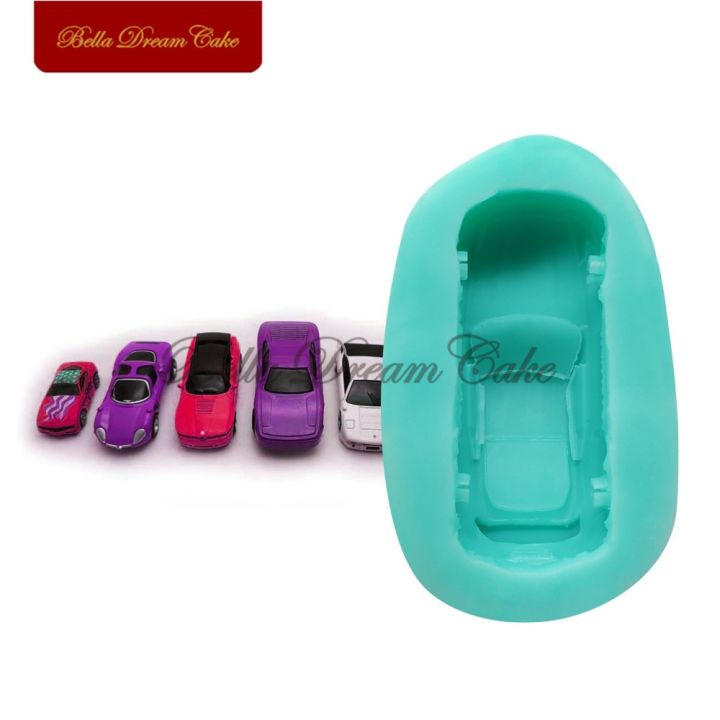 【shengxiong6525】1pc Sports Car Cake Moulds Chocolate Fondant Children Toy Mould Cake Decorating Tools Bakeware