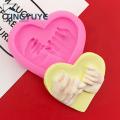 Aromatherapy Mold Non-stick Wide Application Love Finger Hook Mold. 