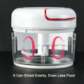 Hand Pull Type Minced Multifunctional Manual Food Chopper Vegetable Chopper Speedy MINI Chopper Easy To Deal Vegetables/Onions/Carrots/Garlic/Pepper/Meat/Puree/Salad/Pesto/Coleslaw Mini Turbo Chopper & Cutter. 