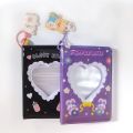 Kawaii Photo Binder Album 3 Inch Love Heart Hollow Kpop Binder now protect your fav kpop idols photocard in cute Binder 20 sheet per page 2 side. 