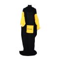 Relaxsit Fleece Blanket with Sleeves Warm, Cozy, Extra Soft, Micro plush, Functional, Lightweight Wearable Throw  54  x 71". 