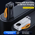 30000mAh Portable Power Bank with 22.5W Super Fast Charge | Digital Battery Display | Type-C, Lightning Support. 