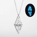 New Dragon Pendant Necklace Bijouterie Men Chain Jewelry The Elder Scrolls V Skyrim Choker Chain Collares. 