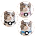 Cat Collar, for Apple Air Tag Cat Collar, in 3/8Inch Width Black. 