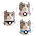 Cat Collar, for Apple Air Tag Cat Collar, in 3/8Inch Width Black. 