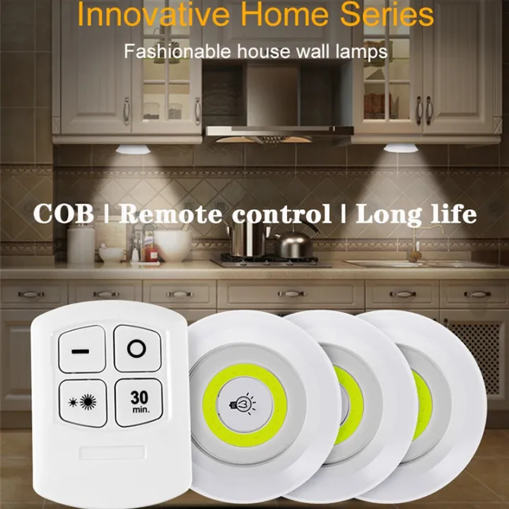 Remote Control Library Light Multiple LED Remote Control Light Induction Night Light Closet Bedside ...