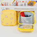 Women Sanitary Napkin Storage Bag Portable Cotton Pad Pouch Cosmetic Bags Podazz. 