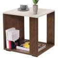 Wooden Center Table, End Sofa Side Table, Bedside Table, Corner Coffee Table with Solid Finish Space Saving Furniture with Storage for Living Room, Bedroom. 