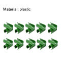 10Pcs Multifunctional Cross-Type Rotatable Plastic Fixed Clamp Connector Plant Fastener for Greenhouses. 