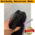 Straight catcher hair extension for girls, ponytail hair extension. 