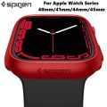 Original Korean Brand Spigen Thin Fit Bumper Case For Apple Watch SE 7 6 5 4 40mm/41mm/44mm/45mm Anti-fall Shockproof Slim Cover. 