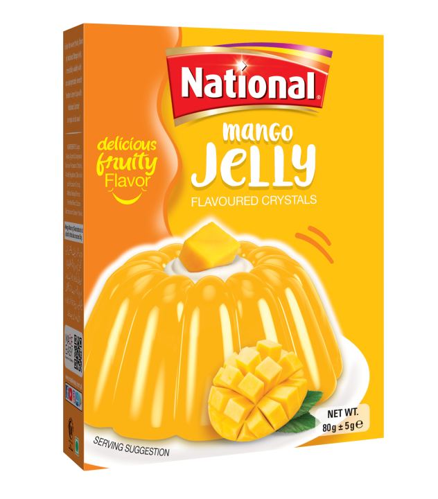 National Crystal Jelly Mango 80g