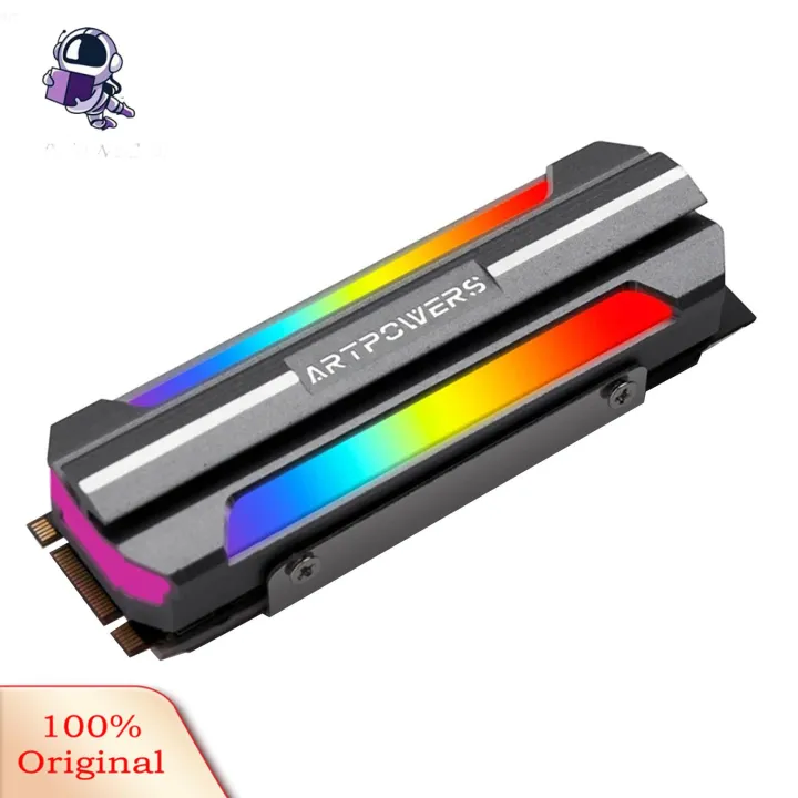 High-performance Heat Sink Rgb M.2 Ssd Heatsink Cooler for Nvme Solid State Drive 2280 Sync Compatible Pc Accessories Computer Heat Sink