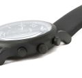 Emporio Armani Black Rubber Strap Black Dial Men's Watch -AR11133. 