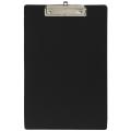 Black Clipboard , Pure Plastic Clipboard with high quality Metal Clip and Hanging Hole for Office, home and school.. 