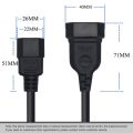 Adapter Cord , IEC 320 C14 Male Plug to European CEE 7/16 2Pin Female Cable for UPS PDU. 