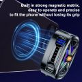 100%new celebrity trend+In stock+COD FS05 Mobile Phone Cooler Magnetic/Back-clip 2 IN 1 Semiconductor Cooling Fan Radiator for IOS Android Digital Display Heat Sink. 