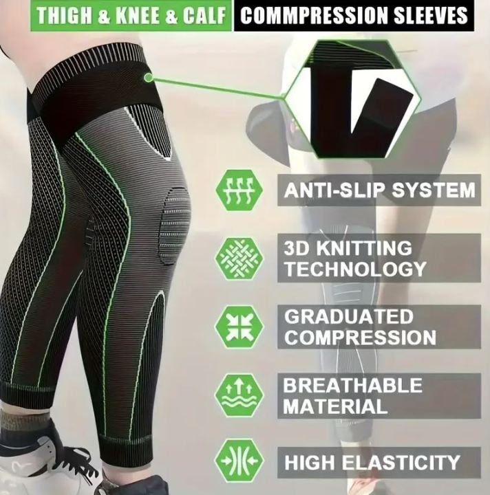 Imported One Leg Knee Sleeve – Breathable Elastic Compression Support Pad for Men & Women | Sports & Pain Relief