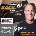 Copper Fit Back Pro Brace Lower Back Support with Zipper Compression Belt. 